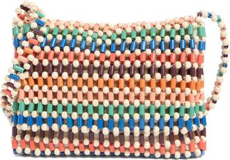 Collection XIIX Wooden Beaded Bag in Ivory Multi at Nordstrom Rack