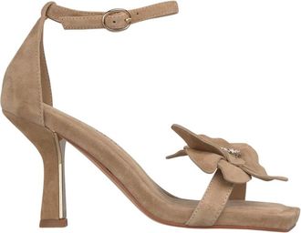 Alma En Pena Flower Heel Sandal - Dames - Sandalen met hakken - Beige - 35 EU - Schoenen