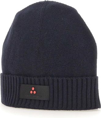 Peuterey Silli 05 Beanie - Heren - Hoeden - Blauw - M - Wol - Accessoires