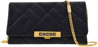 Carolina Herrera Bimba 1 Small Clutch - Dames - Schoudertassen - Zwart - ONE Size - Katoen - Tassen