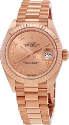 Rolex Lady-Datejust 18kt Everose Gold Automatic Ladies Watch M279175-0027