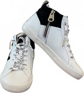 Vintage Havana Womens Arlo Black & White High Top Sneaker