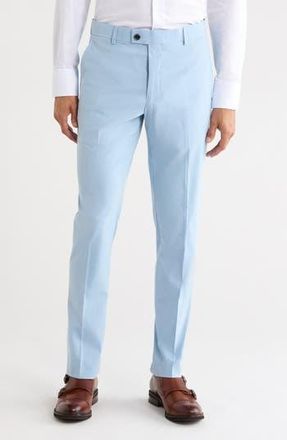 Original Penguin Flat Front Oxford Dress Pants in Light Blue at Nordstrom Rack, Size 32 X 30