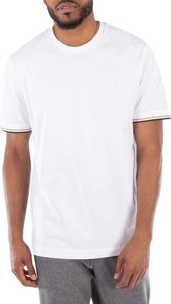 HUGO BOSS Stripe-Trim Short Sleeve T-Shirt