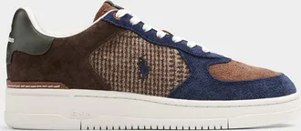 Polo Ralph Lauren Mens Masters mixed-media sneakers Men