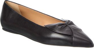 Ferragamo Ferragamo Gwen Leather Ballet Flat