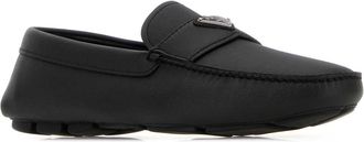 Prada Mens Leather Loafer Black