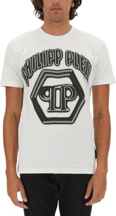 Philipp Plein White Crew Neck T-Shirt