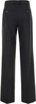Dolce & Gabbana Womens Virgin Wool Trousers Gray