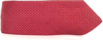 Kiton Fantasy Zijden Stropdas met 7 Folds - Heren - Stropdassen - Rood - ONE Size - Accessoires