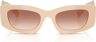 Prada Sunglasses Prd03 Sd 25 B50 L Pastel Pink/Brown Gradient Women