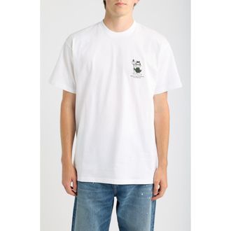 Carhartt Work in Progress Bumper Car Organic Cotton Graphic T-Shirt in White at Nordstrom, Size Xx-Large