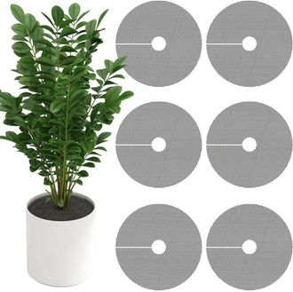 OEM Griglie Per Vasi Da 30 Cm (11,8 Pollici) - Coperture Protettive Ritagliabili Per Terriccio, Ideali Contro Gli Animali - Protezione Per Piante Da Inter