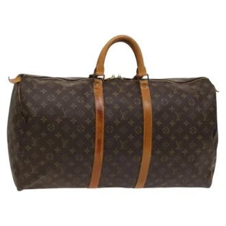 Louis Vuitton Tweedehands Canvas Louis Vuitton tassen - Dames - Pre-owned - Bruin - Maat: ONE Size Leer