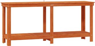 vidaXL Banco De Trabajo Marr&oacute;n Cera 180 X 50 X 80 Cm Pino Macizo Vidaxl