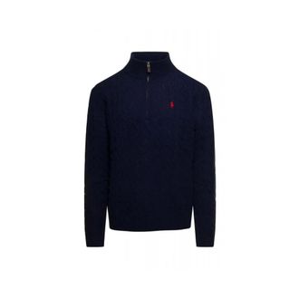 Ralph Lauren Truien & Vesten, Heren, Blauw, XL, Turtleneck Sweater