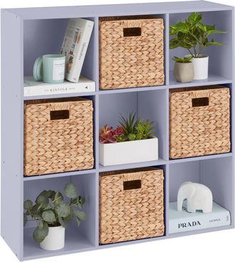 Best Choice Products 9-Cube Bookshelf, 13.5in Display Storage System, Organizer w/ Removable Back Panels