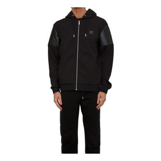 Karl Lagerfeld Hoodies & sweatvesten, Heren, Zwart, XL, Polyester, Felpa