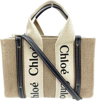 Chlo&eacute; Pre-owned Tote Bags, female, Beige, Size: ONE SIZE Pre-owned Tote Bag