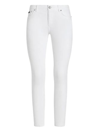 Dolce & Gabbana logo-plaque jeans - White