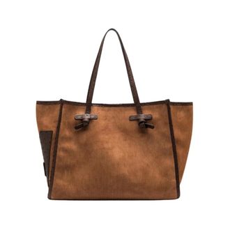 Gianni Chiarini Dames, Tassen, Bruin, Maat: ONE Size Leer