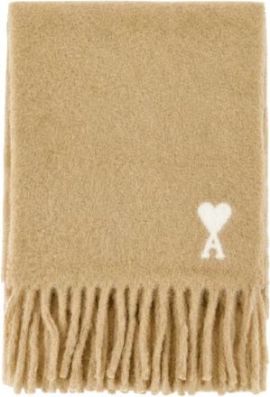 Ami Sciarpa Ami De Coeur - - Accessories - unisex - Beige - ONE SIZE