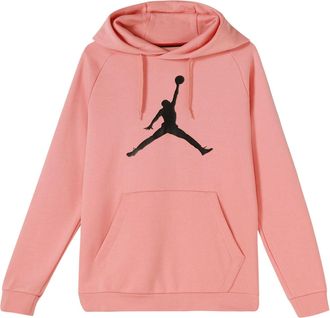 Nike Jordan Mens Air Jordan Large logo Printing Pullover Autumn Quartz Pink DA6802-606