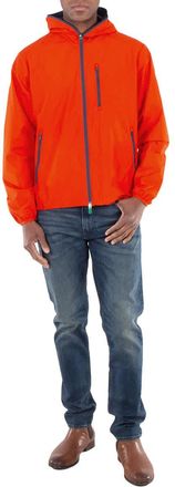 Save The Duck Traffic Red David Hooded Rain Jacket