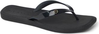 Reef Solaye Waterproof Flip Flop in Black at Nordstrom, Size 11