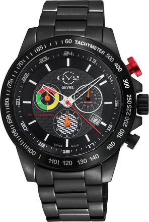Gevril Group Scuderia Black Dial Mens Watch 9923B