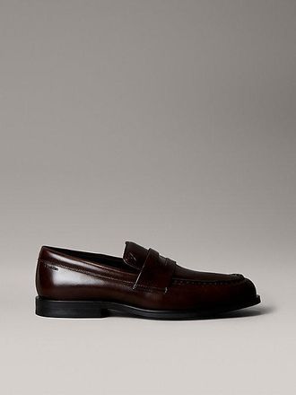 Calvin Klein Leather Airfit Cushioned Penny Loafers