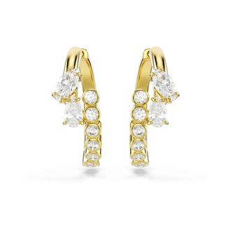 Swarovski Mesmera Hoop Oorbellen - Dames - Oorbellen - Geel - ONE Size - Accessoires