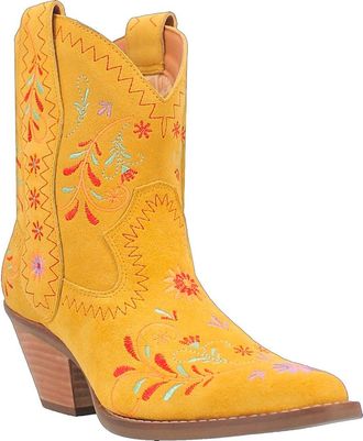 Dingo Sugar Bug Embroidered Western Boot in Yellow at Nordstrom Rack, Size 6.5