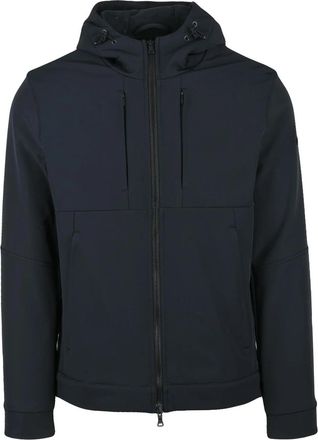 Paul & Shark Softshell Fleece Jacket With Matte Finish And Practical Features