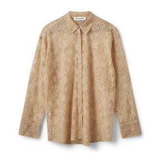 Sofie Schnoor Hemden - Dames - Blouses & Shirts - Beige - Maat: XL