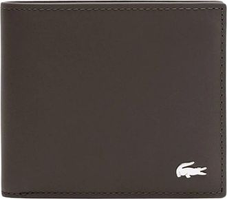 Lacoste Fitzgerald Portemonnee - Dames - Accessoires - Bruin - Maat: ONE Size Leer