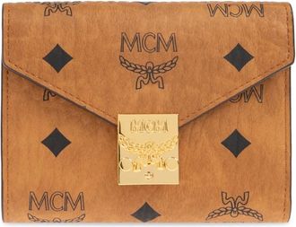 MCM Wallet With Logo - unisex - Portefeuilles - Bruin - ONE Size - Katoen - Accessoires