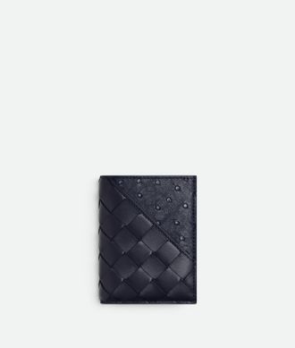 Bottega Veneta Portacarte Intrecciato Diagonal Con Patta - Bottega Veneta