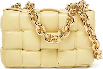 Bottega Veneta Borsa a spalla Cassette in pelle - Giallo