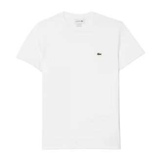 Lacoste T-Shirts, male, White, Size: 3XL T-Shirt