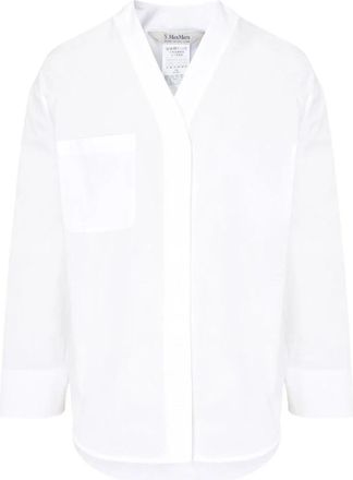 Max Mara Shirts - Dames - Overhemden - Wit - XS - Overhemden