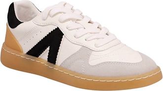Mia Shoes Womens Vesta Tennis Shoe In White & Black