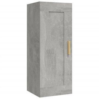 vidaXL Vidaxl - Armario De Pared Madera De Ingenier&iacute;a Gris Hormig&oacute;n 35x34x90 Cm