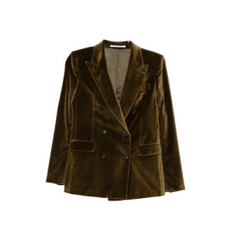 Tagliatore Double-breasted Velvet Blazer