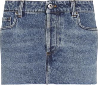 Miu Miu Falda vaquera - Skirts - Mujer - Azul - M