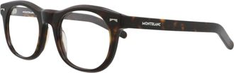 Montblanc Montblanc Mens 54 mm Havana Eyeglasses