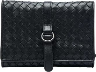 Bottega Veneta Pre-owned Jewelry Roll - Dames - Vintage Accessoires - Zwart - ONE Size - Leer - Vintage