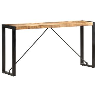 vidaXL Tavolo Consolle 150x35x76 Cm In Legno Massello Di Mango Vidaxl