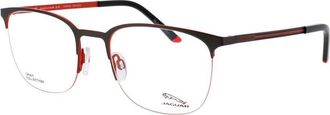 Jaguar Mens Grey Rectangular Eyeglass Frames Jaguar-Jg33624-4200-53