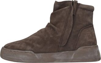 Monoway Su&egrave;de Enkellaarsjes - Dames - Enkellaarsjes - Bruin - 39 EU - Su&egrave;de - Schoenen